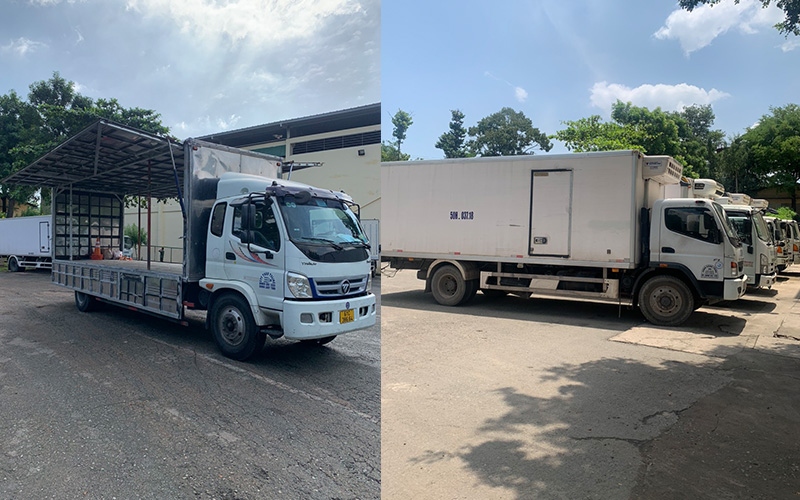 Cho thuê xe tải chở hàng tại Huyện Bến Cát